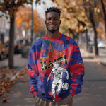 Custom Ekip Foutbol Ayiti 2026 Sweatshirt Haiti Grenadye Alaso - African Pride