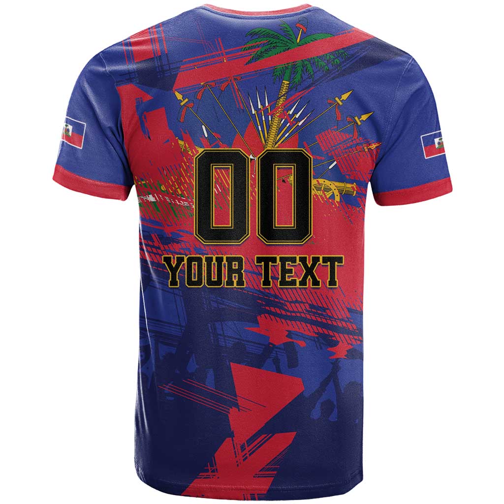 Custom Ekip Foutbol Ayiti 2026 T shirt Haiti Grenadye Alaso LT01