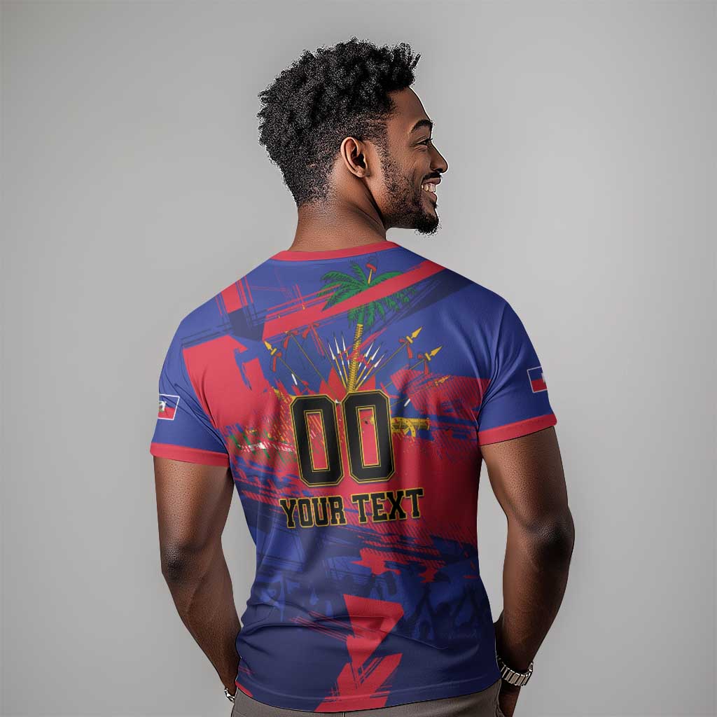 Custom Ekip Foutbol Ayiti 2026 T shirt Haiti Grenadye Alaso LT01