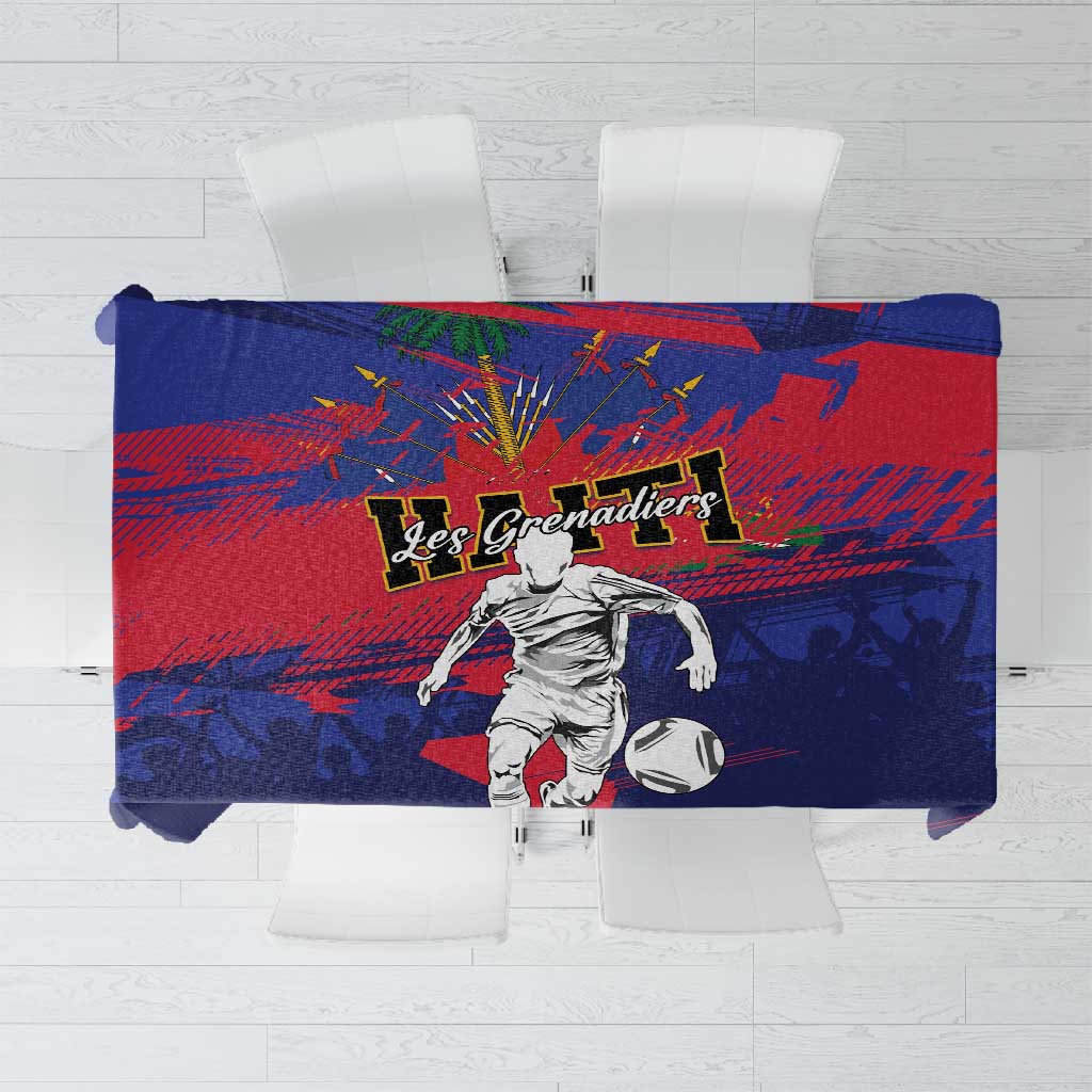 Ekip Foutbol Ayiti 2026 Tablecloth Haiti Grenadye Alaso - African Pride