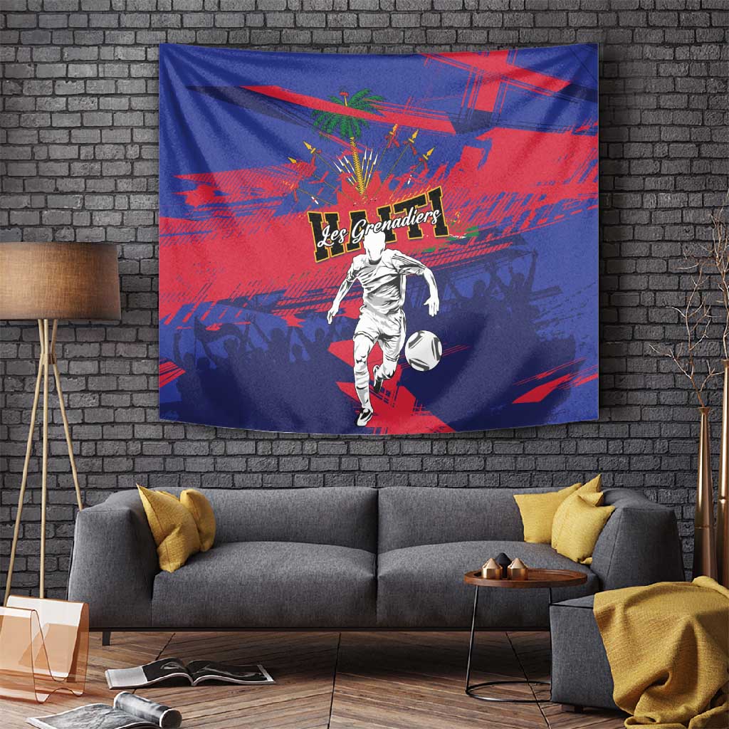 Ekip Foutbol Ayiti 2026 Tapestry Haiti Grenadye Alaso - African Pride