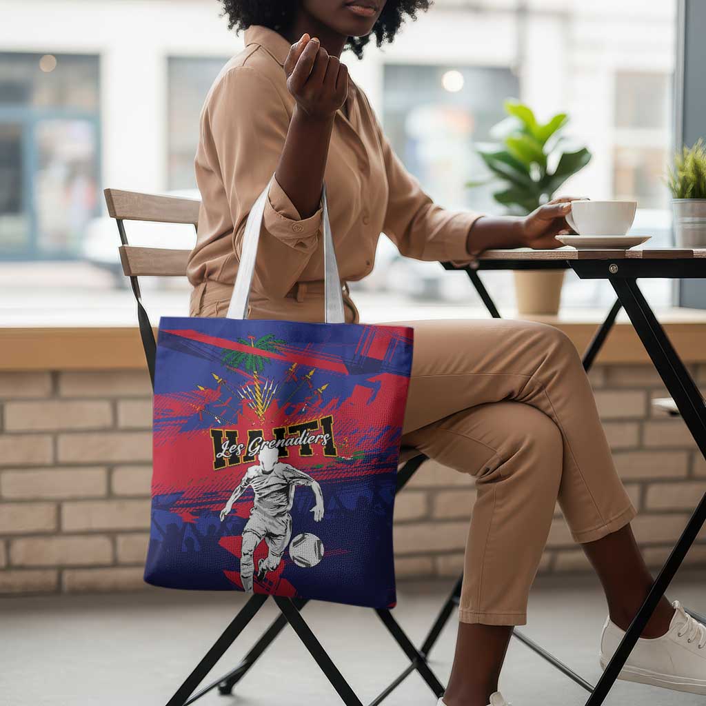 Ekip Foutbol Ayiti 2026 Tote Bag Haiti Grenadye Alaso