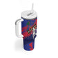 Custom Ekip Foutbol Ayiti 2026 Tumbler With Handle Haiti Grenadye Alaso - African Pride
