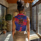 Custom Ekip Foutbol Ayiti 2026 Women Sleeveless Polo Shirt Haiti Grenadye Alaso - African Pride