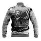 I Have A Dream MLK Baseball Jacket Newspaper Grunge Style - African Pride