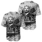 I Have A Dream MLK Baseball Jersey Newspaper Grunge Style - African Pride