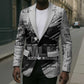 I Have A Dream MLK Blazer Newspaper Grunge Style - African Pride