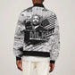 I Have A Dream MLK Bomber Jacket Newspaper Grunge Style - African Pride