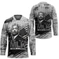 I Have A Dream MLK Hockey Jersey Newspaper Grunge Style - African Pride