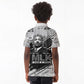 I Have A Dream MLK Kid Polo Shirt Newspaper Grunge Style - African Pride