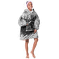 I Have A Dream MLK Kid Wearable Blanket Hoodie Newspaper Grunge Style - African Pride
