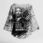 I Have A Dream MLK Kimono Sleeve Blouse Newspaper Grunge Style - African Pride