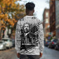 I Have A Dream MLK Long Sleeve Shirt Newspaper Grunge Style - African Pride