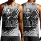 I Have A Dream MLK Men Tank Top Newspaper Grunge Style - African Pride