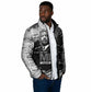 I Have A Dream MLK Padded Jacket Newspaper Grunge Style - African Pride