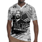 I Have A Dream MLK Rugby Jersey Newspaper Grunge Style - African Pride