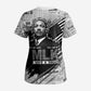 I Have A Dream MLK Scrub Top Newspaper Grunge Style - African Pride