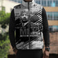 I Have A Dream MLK Sleeveless Puffer Jacket Newspaper Grunge Style - African Pride