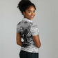 I Have A Dream MLK Women Polo Shirt Newspaper Grunge Style - African Pride