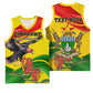 Zimbabwe Independence Day Basketball Jersey Featuring Chapungu Bird and Flame Lily - African Pride
