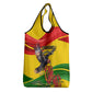 Zimbabwe Independence Day Grocery Bag Featuring Chapungu Bird and Flame Lily