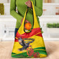 Zimbabwe Independence Day Grocery Bag Featuring Chapungu Bird and Flame Lily