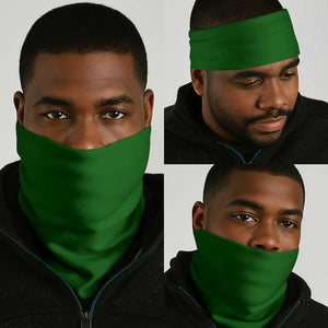 Zimbabwe Independence Day Neck Gaiter Featuring Chapungu Bird and Flame Lily - African Pride