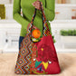 Cameroon National Day Grocery Bag Cameroun Coat Of Arms Ankara Pattern