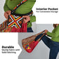 Cameroon National Day Grocery Bag Cameroun Coat Of Arms Ankara Pattern