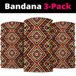 Cameroon National Day Neck Gaiter Cameroun Coat Of Arms Ankara Pattern - African Pride