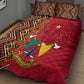 Cameroon National Day Quilt Bed Set Cameroun Coat Of Arms Ankara Pattern