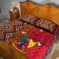 Cameroon National Day Quilt Bed Set Cameroun Coat Of Arms Ankara Pattern