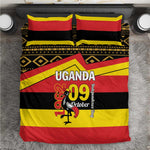 Uganda Bedding Set African Pattern - Independence Day 1962