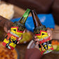 Personalized Uganda 4 in 1 Can Cooler Tumbler African Pattern - Independence Day 1962