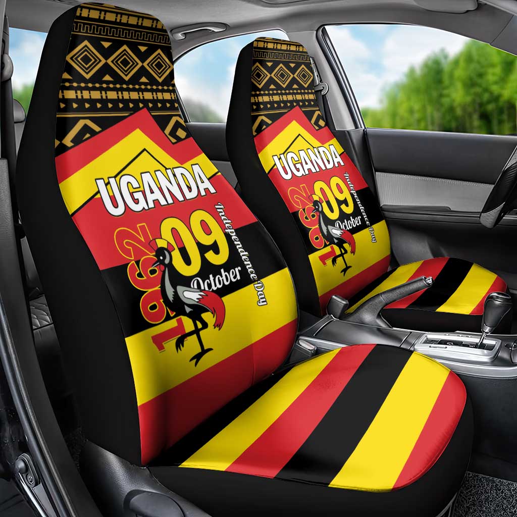 Uganda Car Seat Cover African Pattern - Independence Day 1962