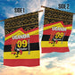 Uganda Garden Flag African Pattern - Independence Day 1962