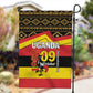 Uganda Garden Flag African Pattern - Independence Day 1962