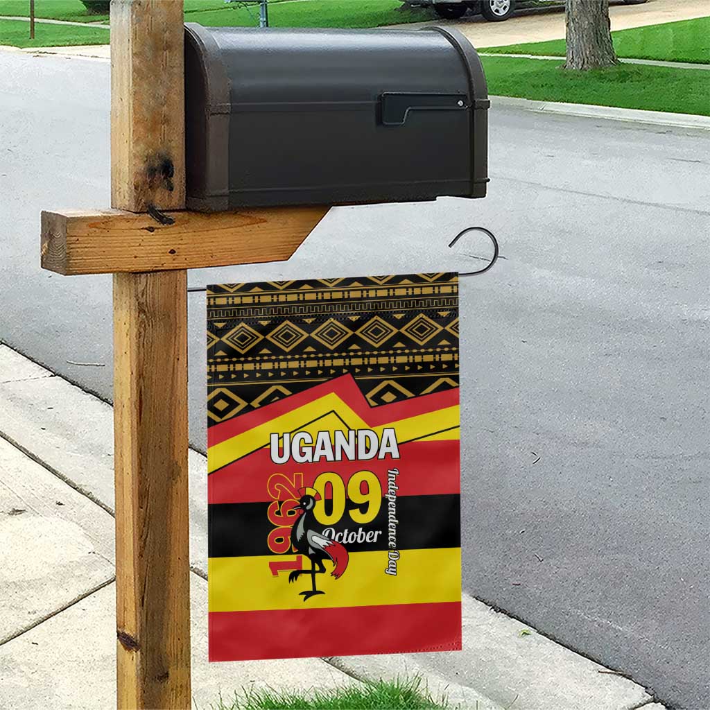 Uganda Garden Flag African Pattern - Independence Day 1962