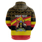 Personalized Uganda Hoodie African Pattern - Independence Day 1962