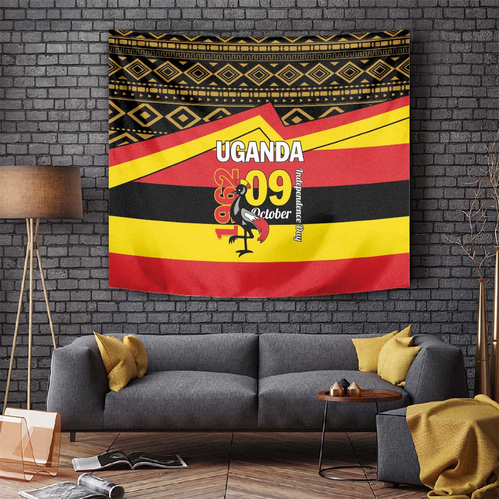 Uganda Tapestry African Pattern - Independence Day 1962