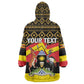 Personalized Uganda Wearable Blanket Hoodie African Pattern - Independence Day 1962