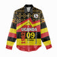 Personalized Uganda Women Casual Shirt African Pattern - Independence Day 1962 LT01