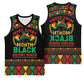 Make Every Month Black History Month Basketball Jersey African Pattern - African Pride