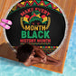 Make Every Month Black History Month Beach Blanket African Pattern
