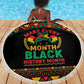 Make Every Month Black History Month Beach Blanket African Pattern