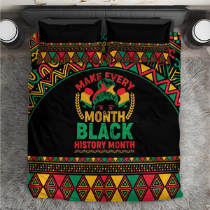 Make Every Month Black History Month Bedding Set African Pattern