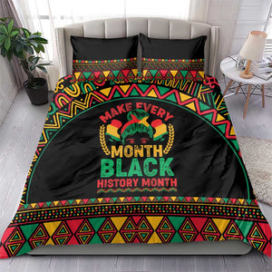Make Every Month Black History Month Bedding Set African Pattern