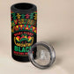 Make Every Month Black History Month 4 in 1 Can Cooler Tumbler African Pattern