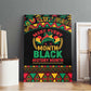 Make Every Month Black History Month Canvas Wall Art African Pattern