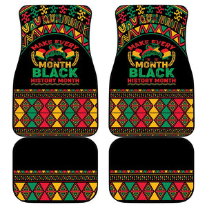 Make Every Month Black History Month Car Mats African Pattern